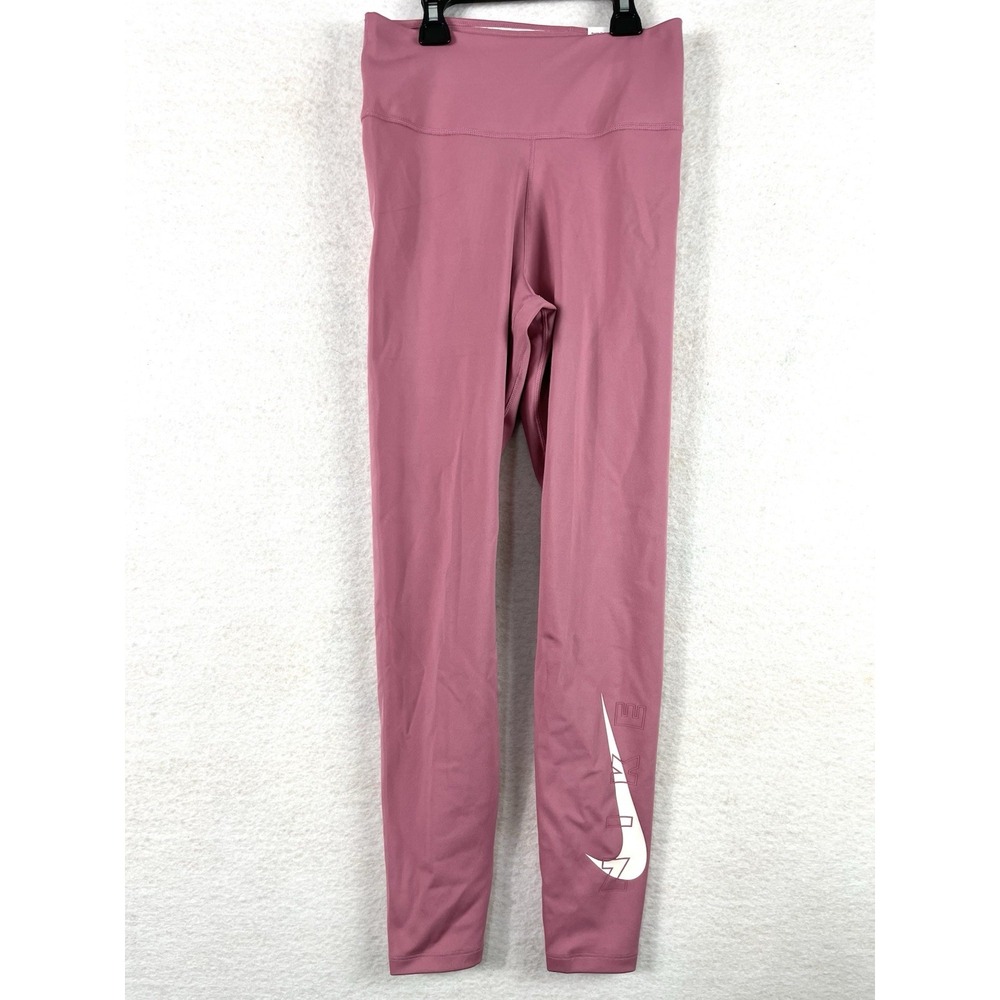 Nike One Leggings XS Pink 7/8 Tight Fit DQ5560-687 Mid Rise Workout Pants NWT